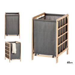 GREY WARDROBE BASKET 