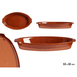 TERRE CUITE / PLAT FOUR OVAL 53 X 32 CM
