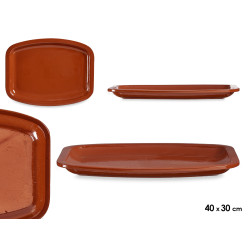 BANDEJA PLANA RECTANGULAR 40 X 30 CM