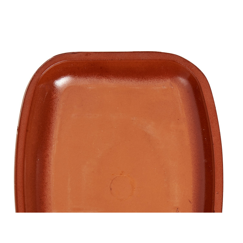 BANDEJA CHATA RETANGULAR 26 X 20 CM