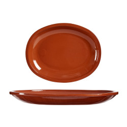 FLAT OVAL TRAY 31 X 25 CM
