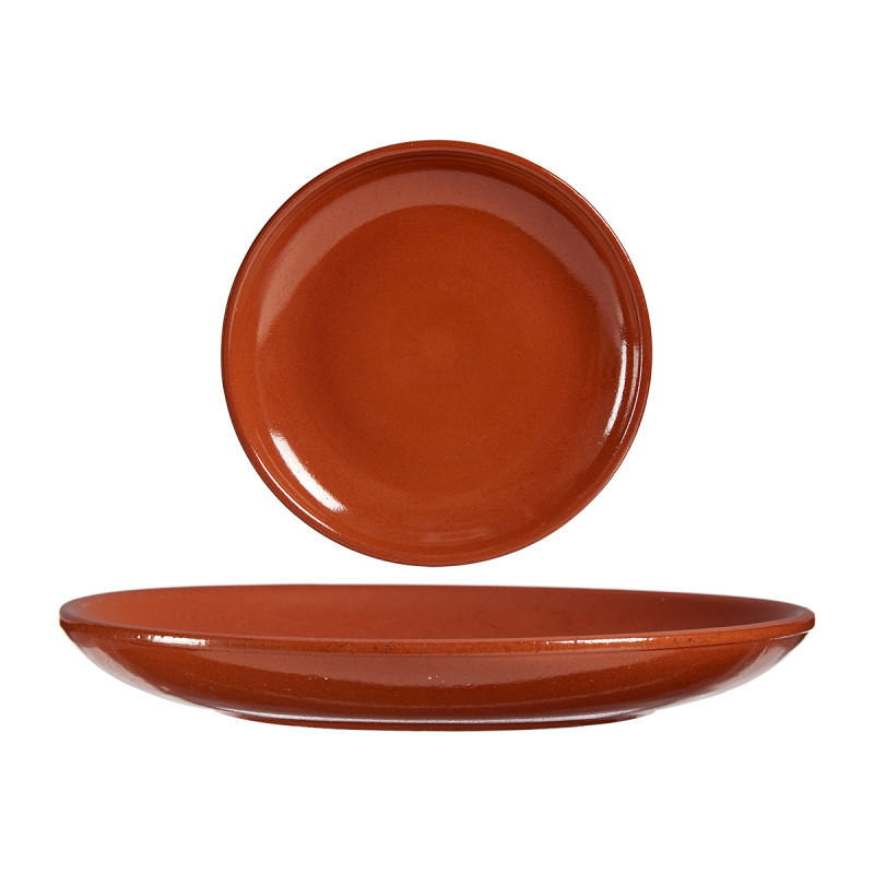 TERRE CUITE / ASSIETTE REBORD 23 CM