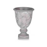 VASO FORMATO COPO CIMENTO GRANDE FOLHAS 17X26