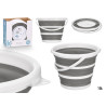 FOLDABLE WHITE GRAY BUCKET 10 L 