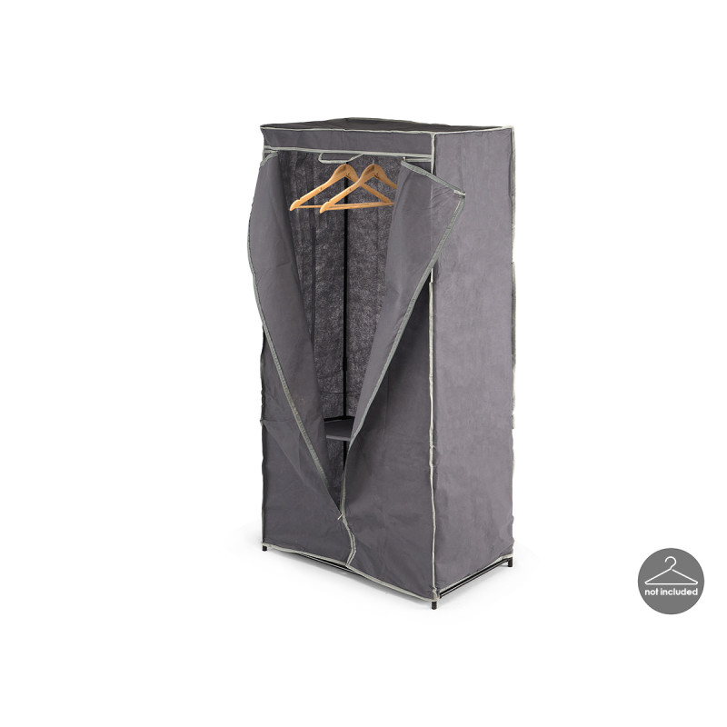 GREY FABRIC WARDROBE