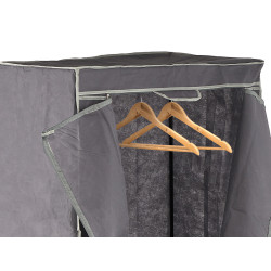 ARMOIRE EN TISSU GRIS