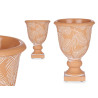 TERRACOTTA CUP LEAVES MEDIUM 13X19,5