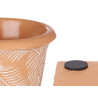TERRACOTTA CUP LEAVES MEDIUM 13X19,5