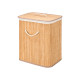 PANIER RECTANGULAIRE EN BAMBOU NATUREL 60L 