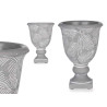 VASO FORMATO COPO CIMENTO MEDIO FOLHAS 13X19,5