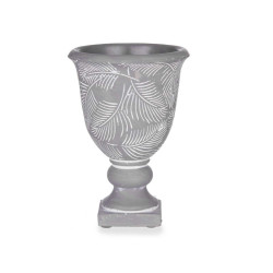 TASSE CIMENT FEUILLES 13X19,5 MOYEN