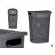 CESTO ROPA C TAPA 60L ANTRACITA