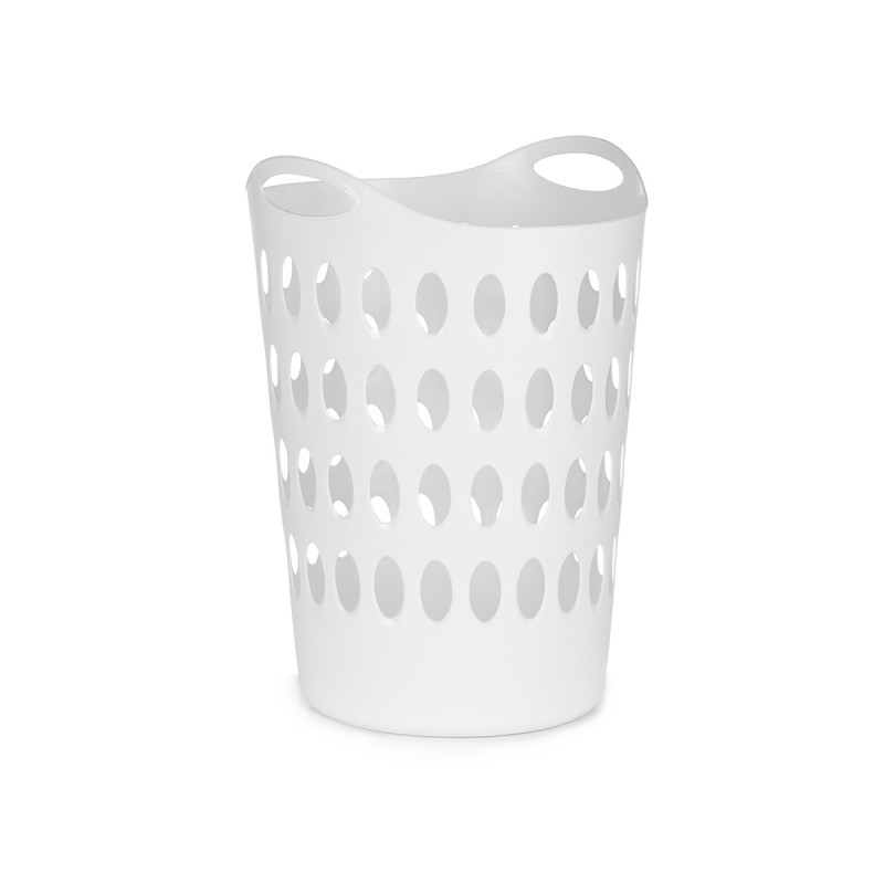 CESTO PLASTICO 50L C ASAS BLANCO