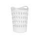 CESTO PLASTICA 50L C MANIGLIE BIANCO