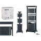 ANTHRACITE PLST CLOTHES ORGANIZER 3 HEIGHTS WHEELS