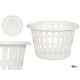 ROUND BASKET 40CM DIAM WHITE OPENWORK 