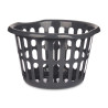ROUND BASKET 40CM DIAM ANTHRACITE OPENWORK 