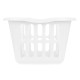 PANIER RECTANGULAIRE 58X42CM AJOURÉ BLANC