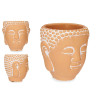 TERRACOTTA BUDHA POT 12CM 