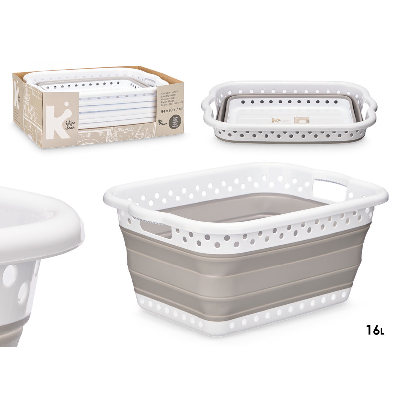 FOLDABLE RECTANGULAR BASKET 16L