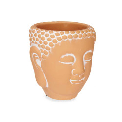 TERRACOTTA BUDHA POT 12CM 