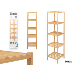 ETAGERE BAMBOU 5 ETAGERES