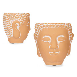 TERRACOTTA BUDHA POT 12CM 