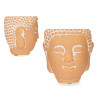 TERRACOTTA BUDHA POT 12CM 