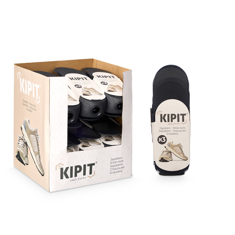 SET 3 ZAPATEROS NEGRO