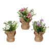 SAC À PLANTES FLEURS MOYEN ASSORT 3 COULEURS