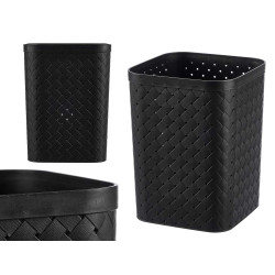 POUBELLE CARRÉ NOIR