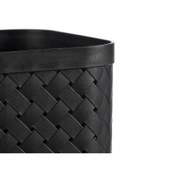 POUBELLE CARRÉ NOIR