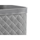 POUBELLE CARRÉ GRIS