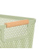 CESTA PLASTICO ASA BAMBU VERDE 32X20,5CM