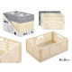 BOITE PLASTIQUE PLIABLE 30X20CM ASSORT 3 CLR