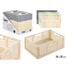 FOLDABLE PLASTIC BOX 30X20CM ASRT 3 COLOR