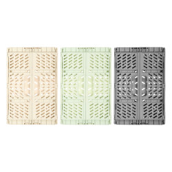 BOITE PLASTIQUE PLIABLE 30X20CM ASSORT 3 CLR