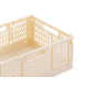 BOITE PLASTIQUE PLIABLE 30X20CM ASSORT 3 CLR