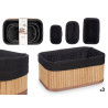 SET 3 ORGANZZATORI BAMBU NERO 3 DIMENSIONI 
