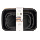 SET 3 BAMBOO BLACK ORGANISERS 3 SIZES