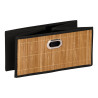 ORGANISATEUR CARRÉ BAMBOU NOIR