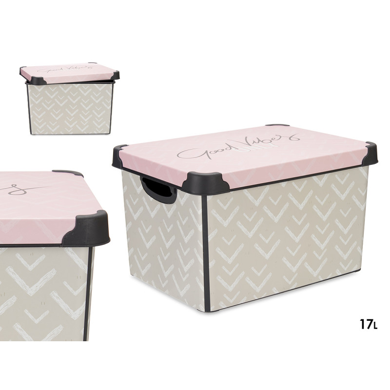 CAJA PLASTICO 17L VIBES CON ASA