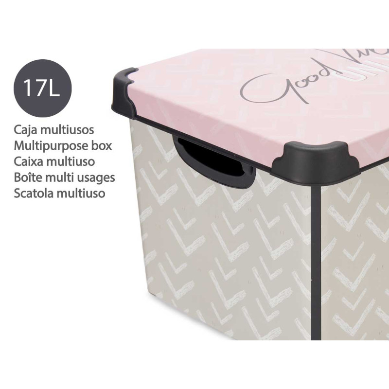 CAJA PLASTICO 17L VIBES CON ASA