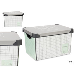 SCATOLA DI PLASTICA 17L CASA MAN