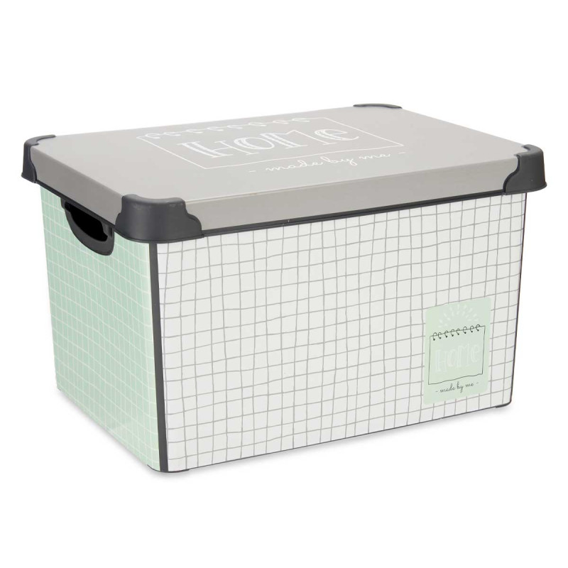 17L HOME PLASTIC BOX WITH HANDLE