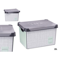 CAJA PLASTICO 22L HOME CON ASA