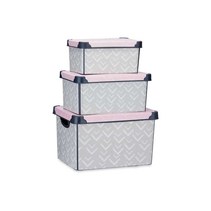 SET 3 PZS VIBES PLASTIC BOXES