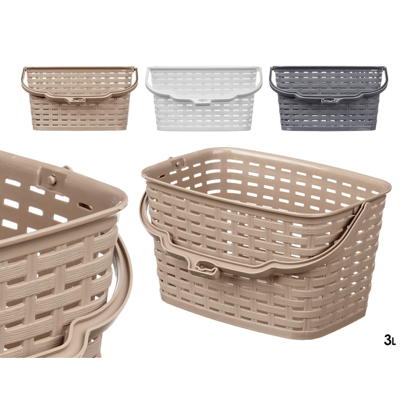 CESTO PARA MOLAS PLASTICO SORT 3 COR