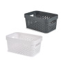 STORAGE BASKET M SET 2 COLORS CIRCLES 