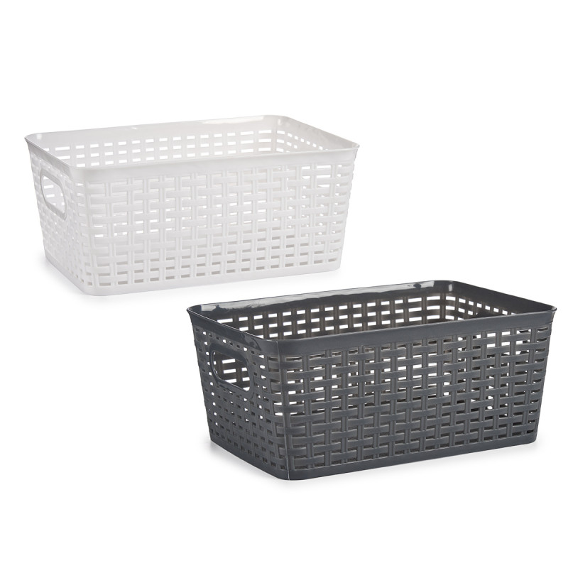 CESTA MULTIUSO L MANIGLIA ASS 2 COLORI INTRECCIARE